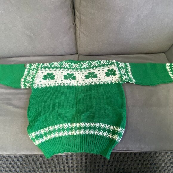 Vintage Blarney Castle Pure Wool  Sweater Made in Ireland Size Small - Picture 5 of 12
